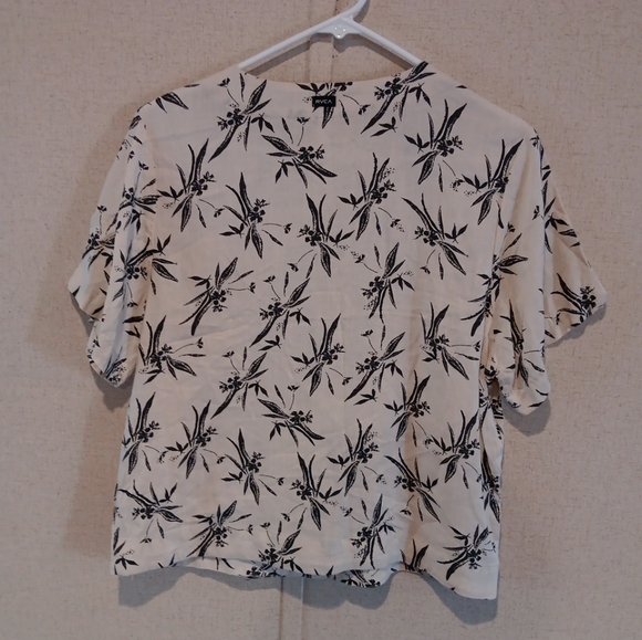 RVCA Farrell - Palm Print Shirt for Womensize L - Picture 3 of 4